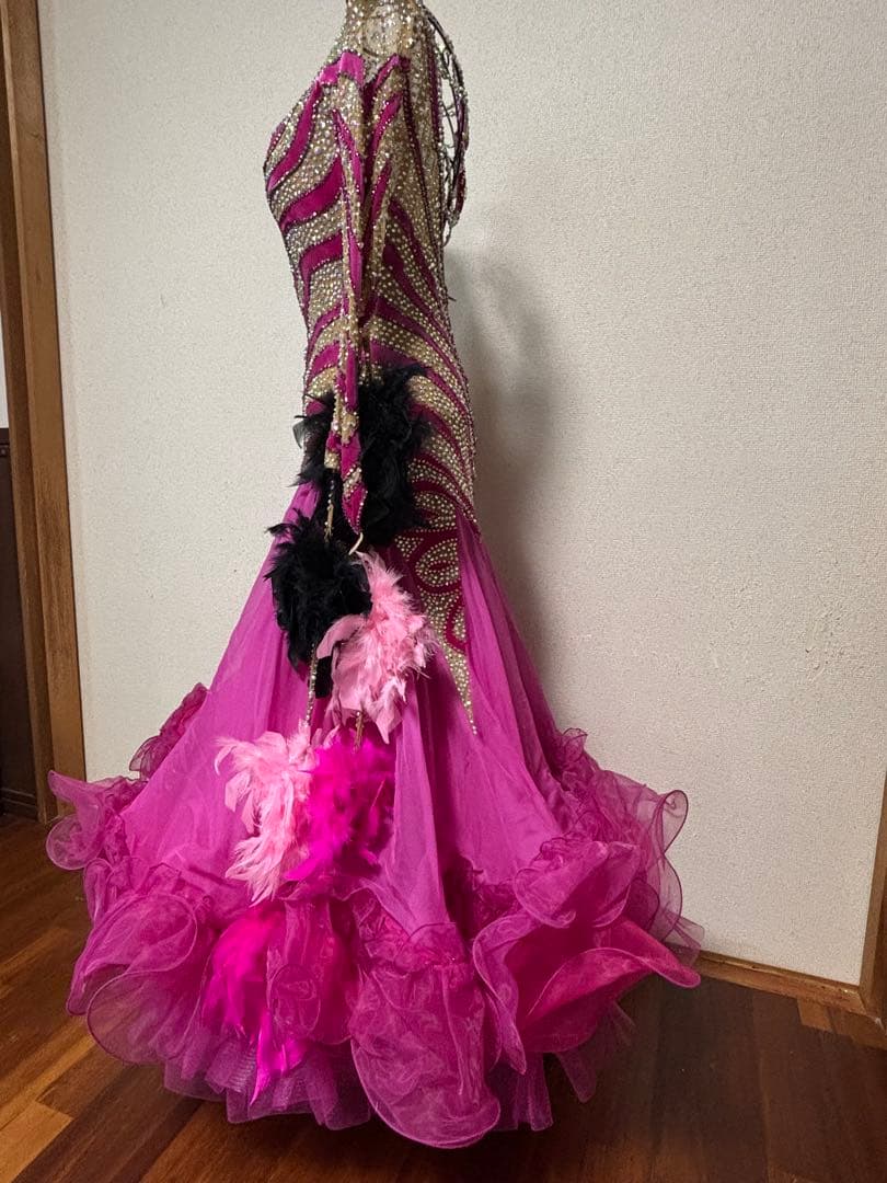 社交ダンスドレス ピンク