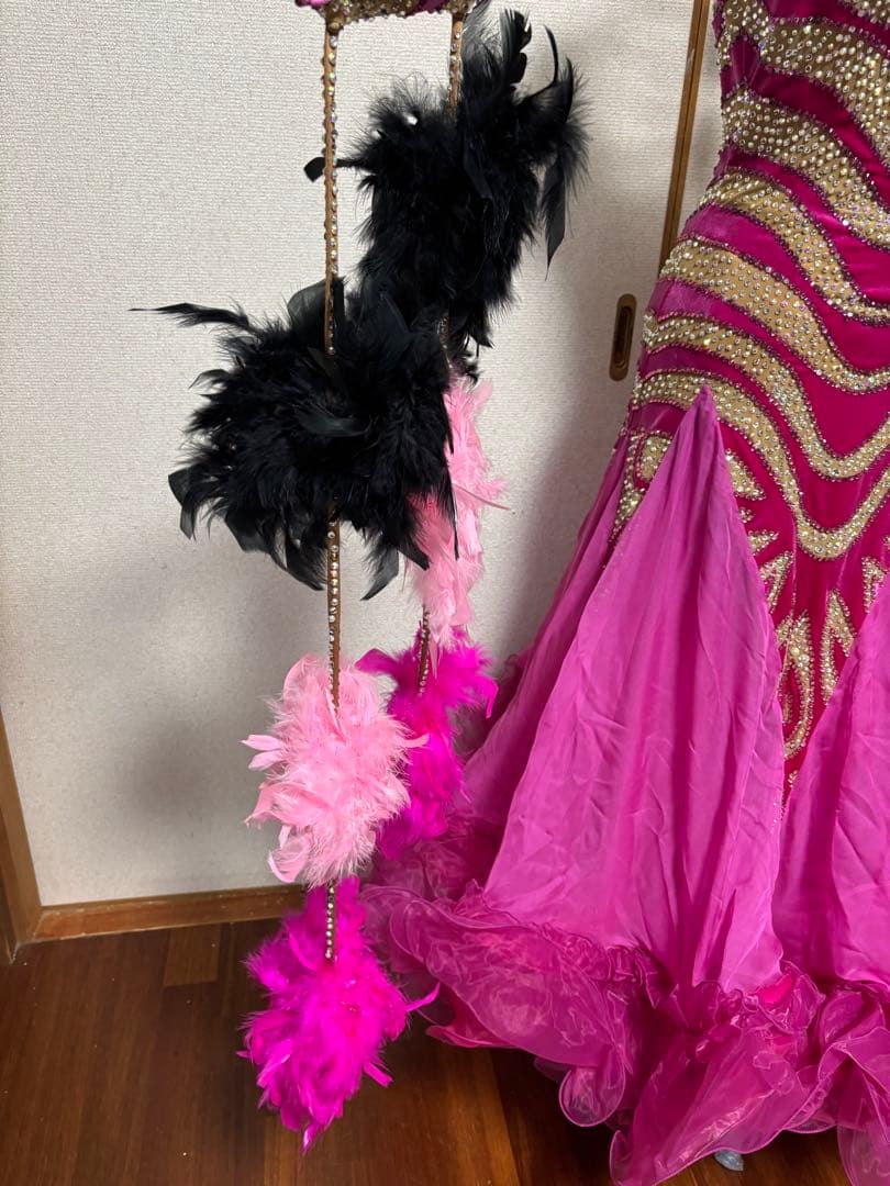 社交ダンスドレス ピンク