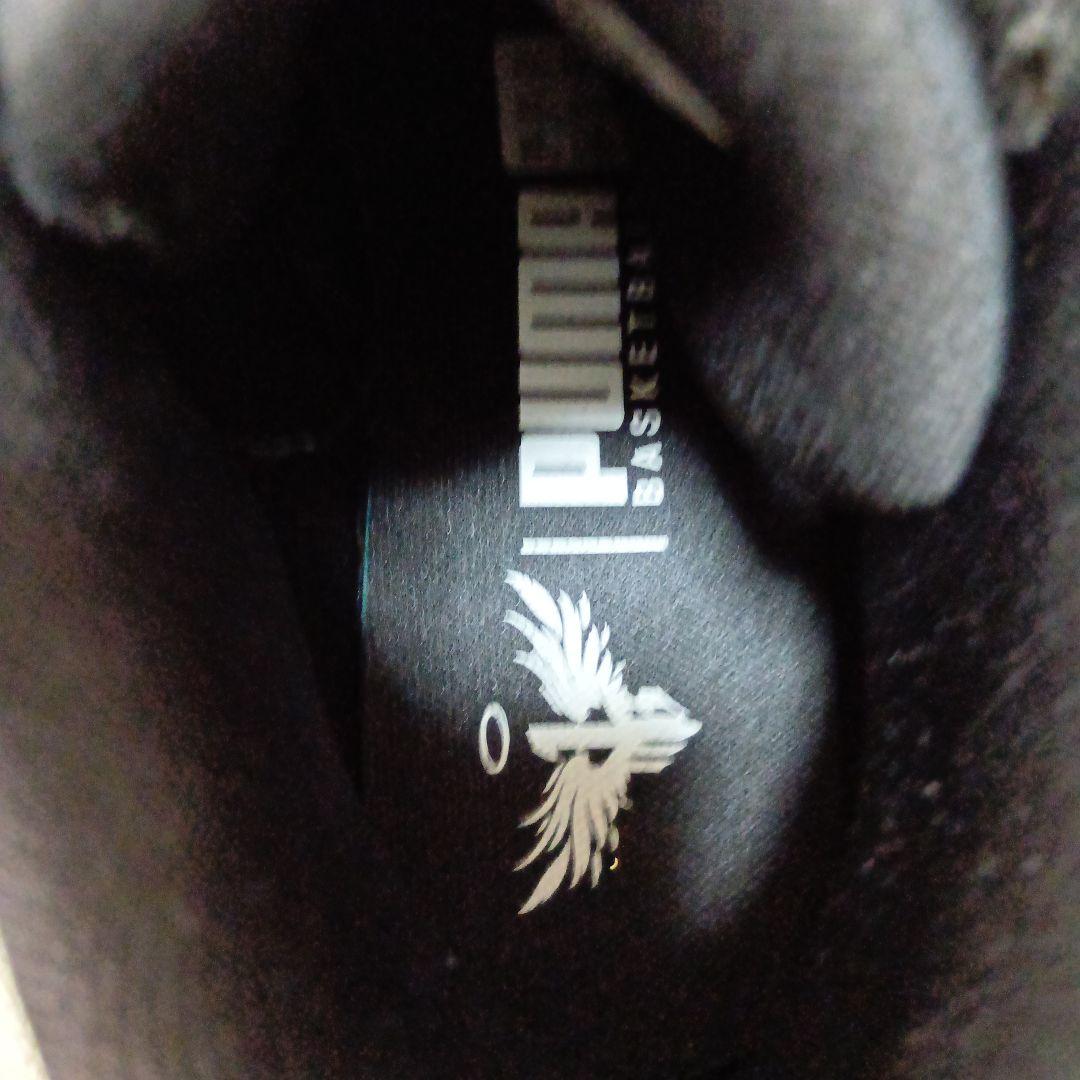 超美品PUMA Melo ブラックバスケットシューズ