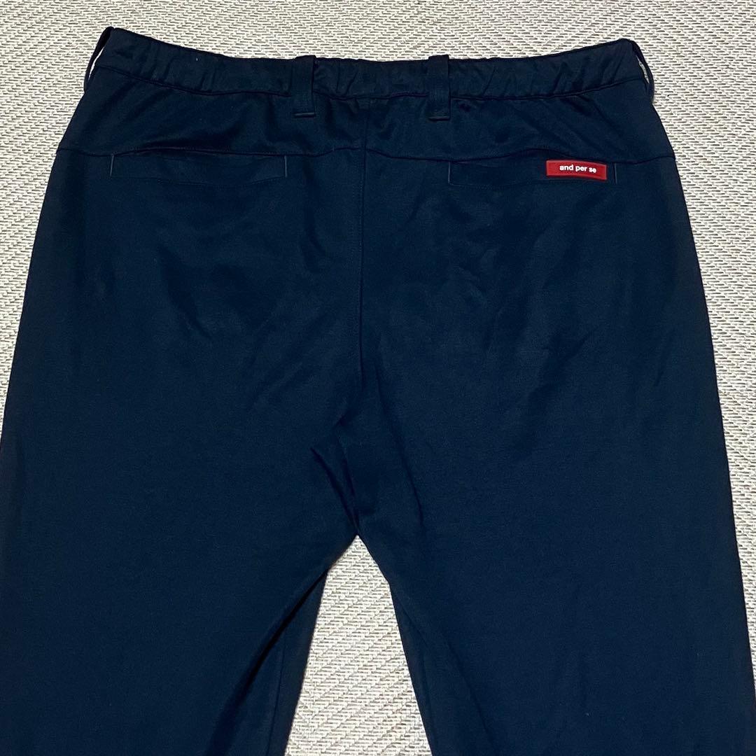 大きめ and per se ジョガーパンツ スウェットパンツ ゴルフウェア