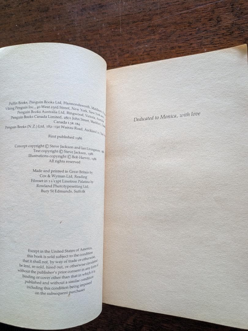 Demons of the Deep 初版 1986 未記入 FF