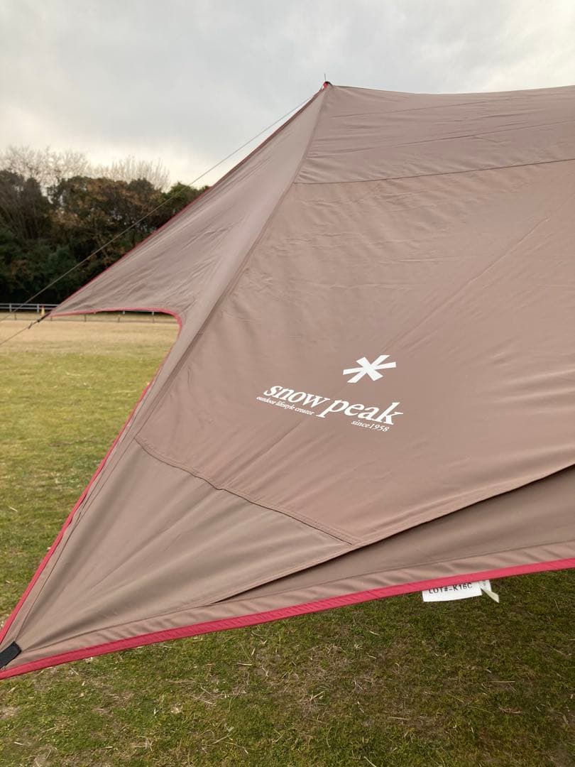 ⭐︎最終価格⭐︎スノーピークHDタープシールドヘキサエボォPro.ポールセット