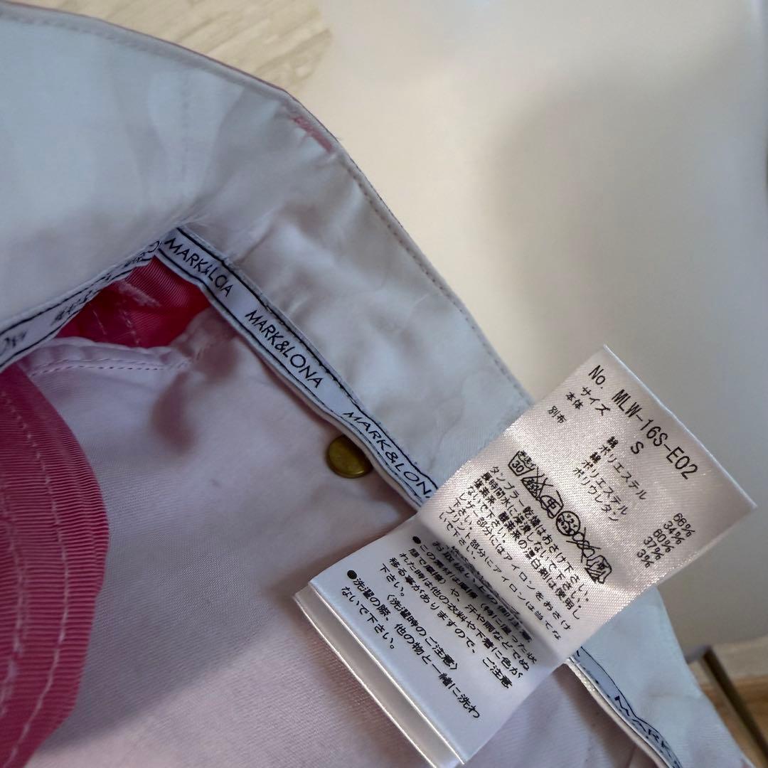 MARK＆LONA ゴルフ スカート ピンク