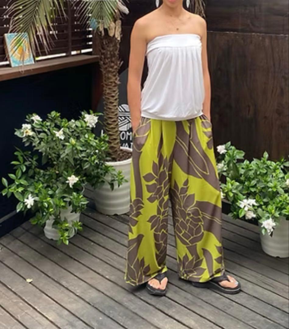 フラダンス　Kuulei Hawaii ワイドパンツ　マルチショルダーセット