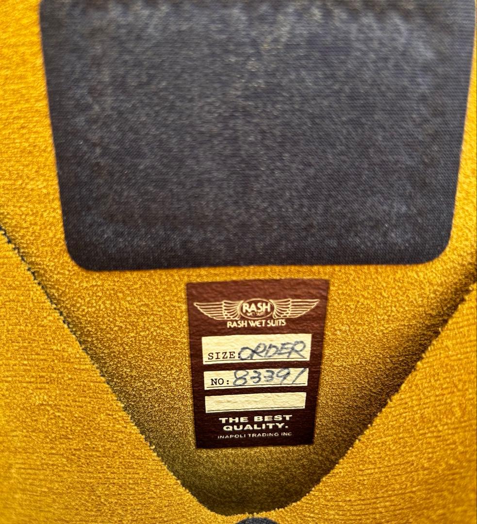 RASH ウエットスーツ 真冬用ジャージ セミドライ4mm ラッシュ