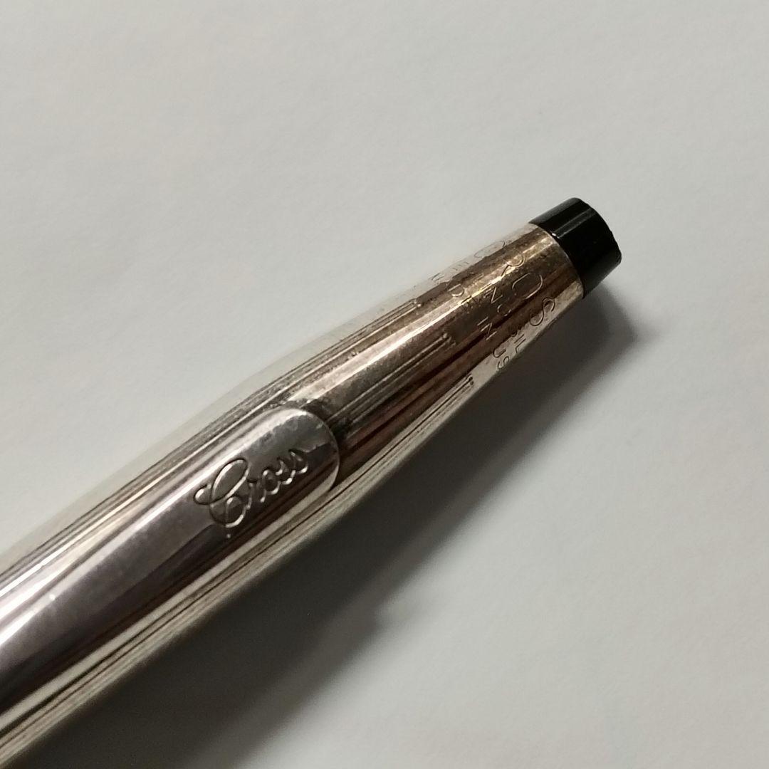 クロス クラシックセンチュリー ボールペン スターリングシルバー (筆記体)