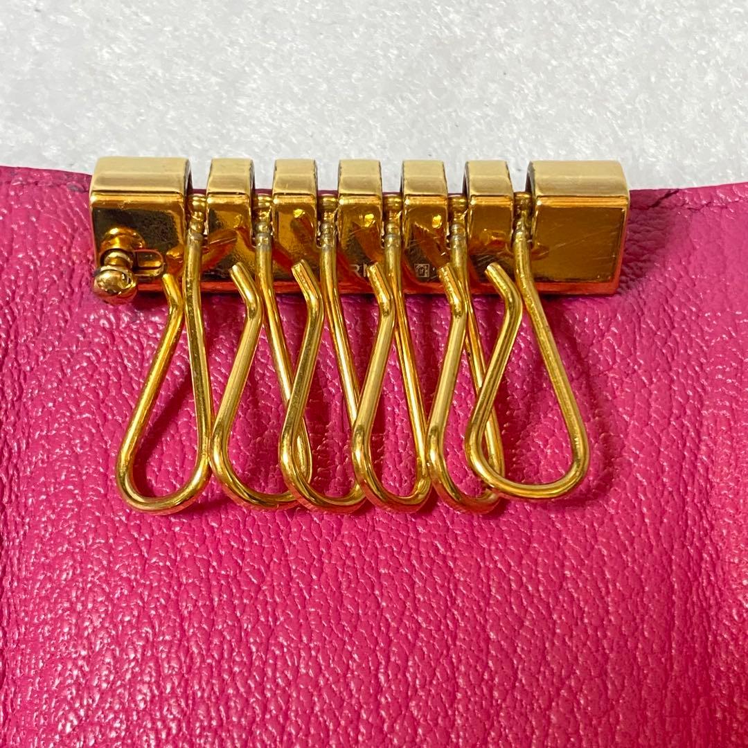 みゆ☆エルメス ベアン キーケース ゴールド金具 ６連