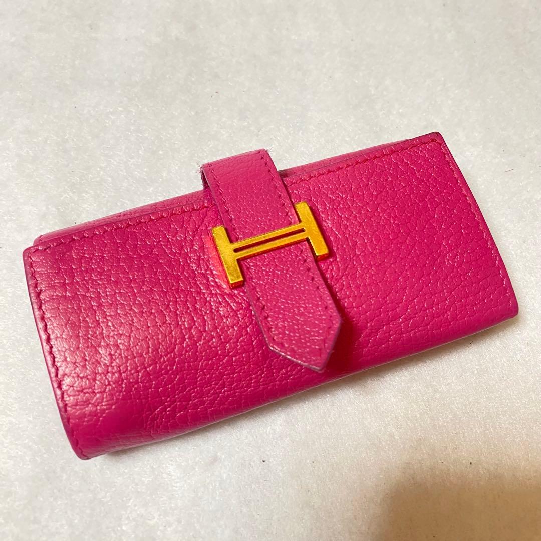 みゆ☆エルメス ベアン キーケース ゴールド金具 ６連