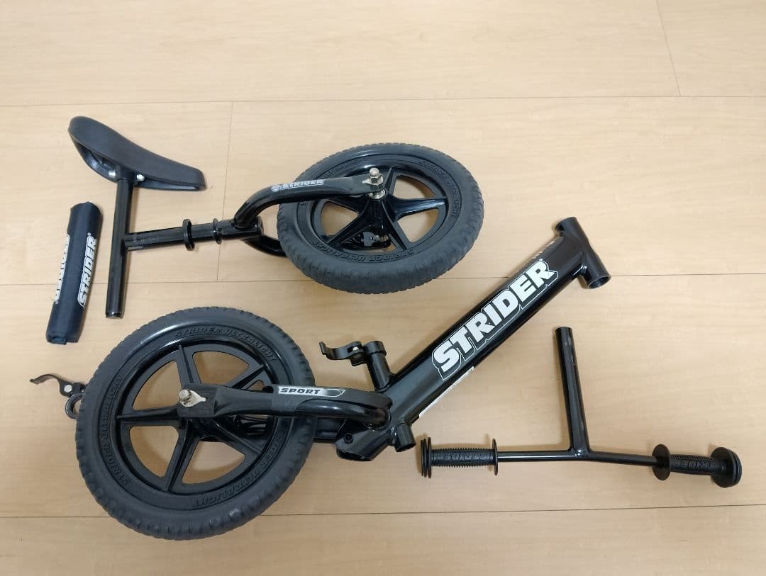 STRIDER ストライダー バランスバイク ブラック 12インチ