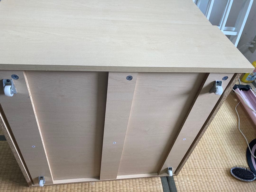 ☆福岡市直接引き取り限定☆ニトリ　シングルベッドフレーム　収納付き3つ　美品