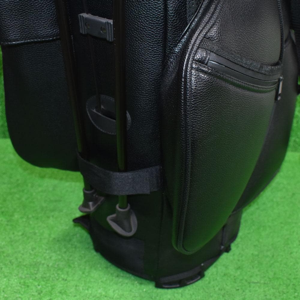 スタンド式 キャディバッグ9型【マッドブラック】訳あり品！