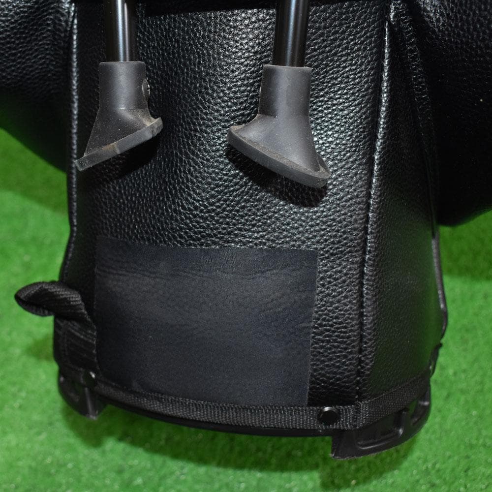 スタンド式 キャディバッグ9型【マッドブラック】訳あり品！