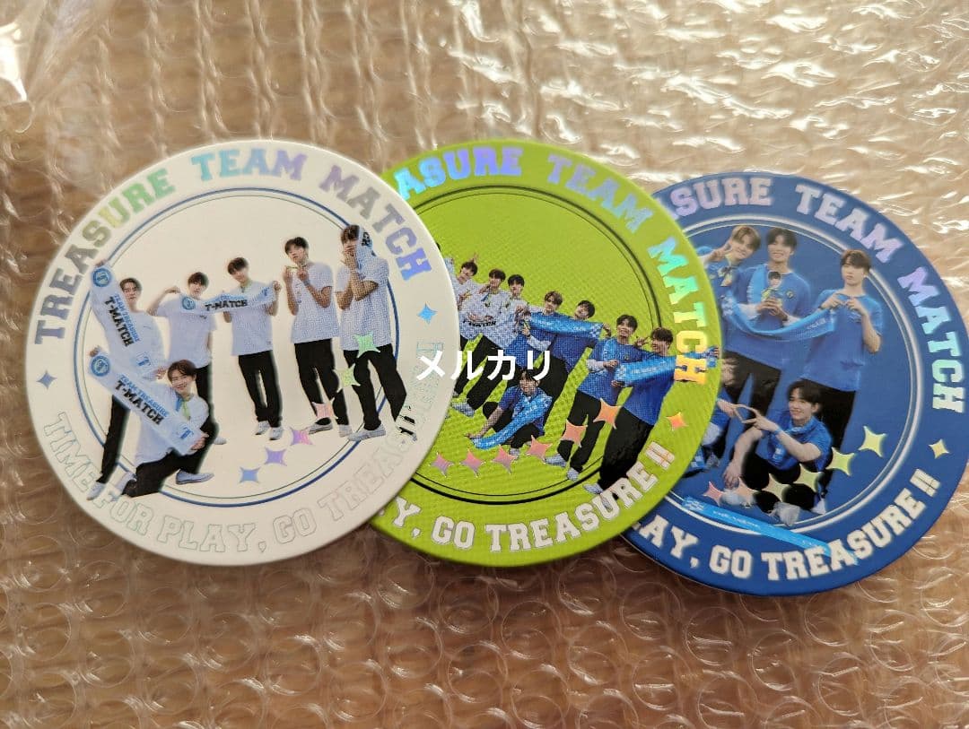 匿名配送　TREASURE　アルバム　ROUND PHOTO CARD 　セット