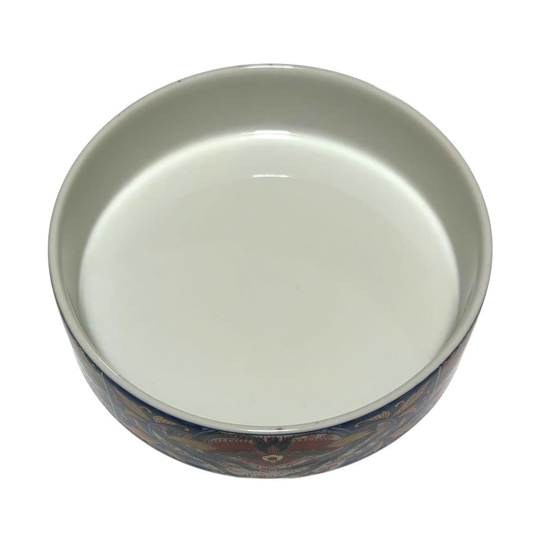 箱付き 龍峰窯 三段重 有田焼 古伊万里様式 金彩 唐獅子牡丹 鳳凰