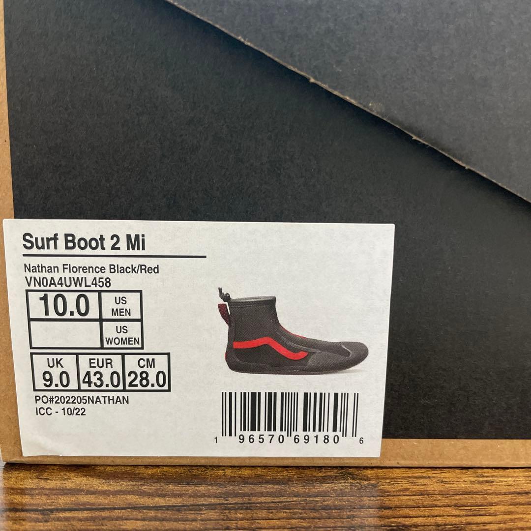 バンズ　サーフブーツ 2 ミッド　28cm　ネイサンフローレンス　ブラック