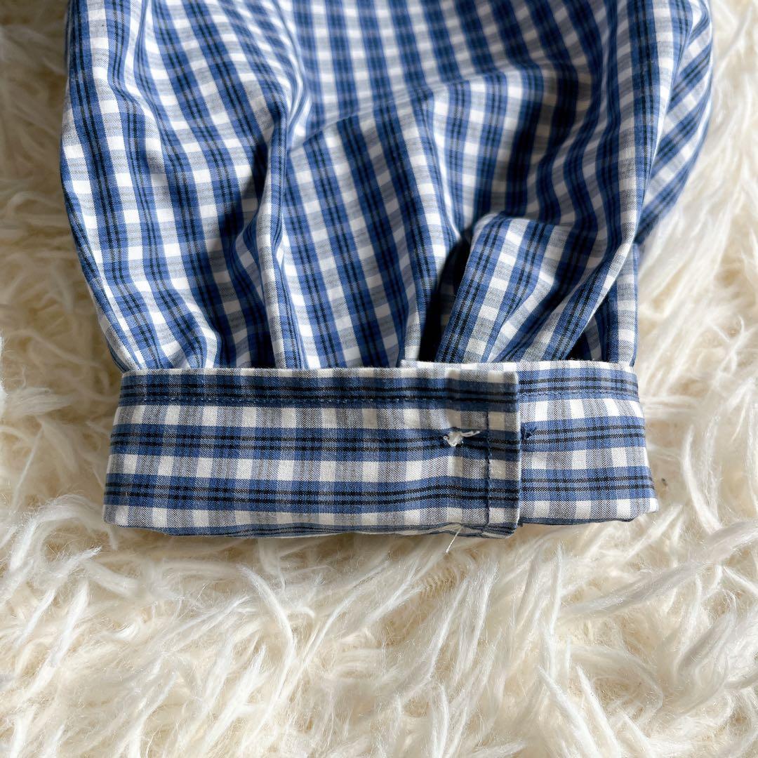 美品✨ポロラルフローレン ギンガムコットンラップドレス　中村アン着用　洗える　L