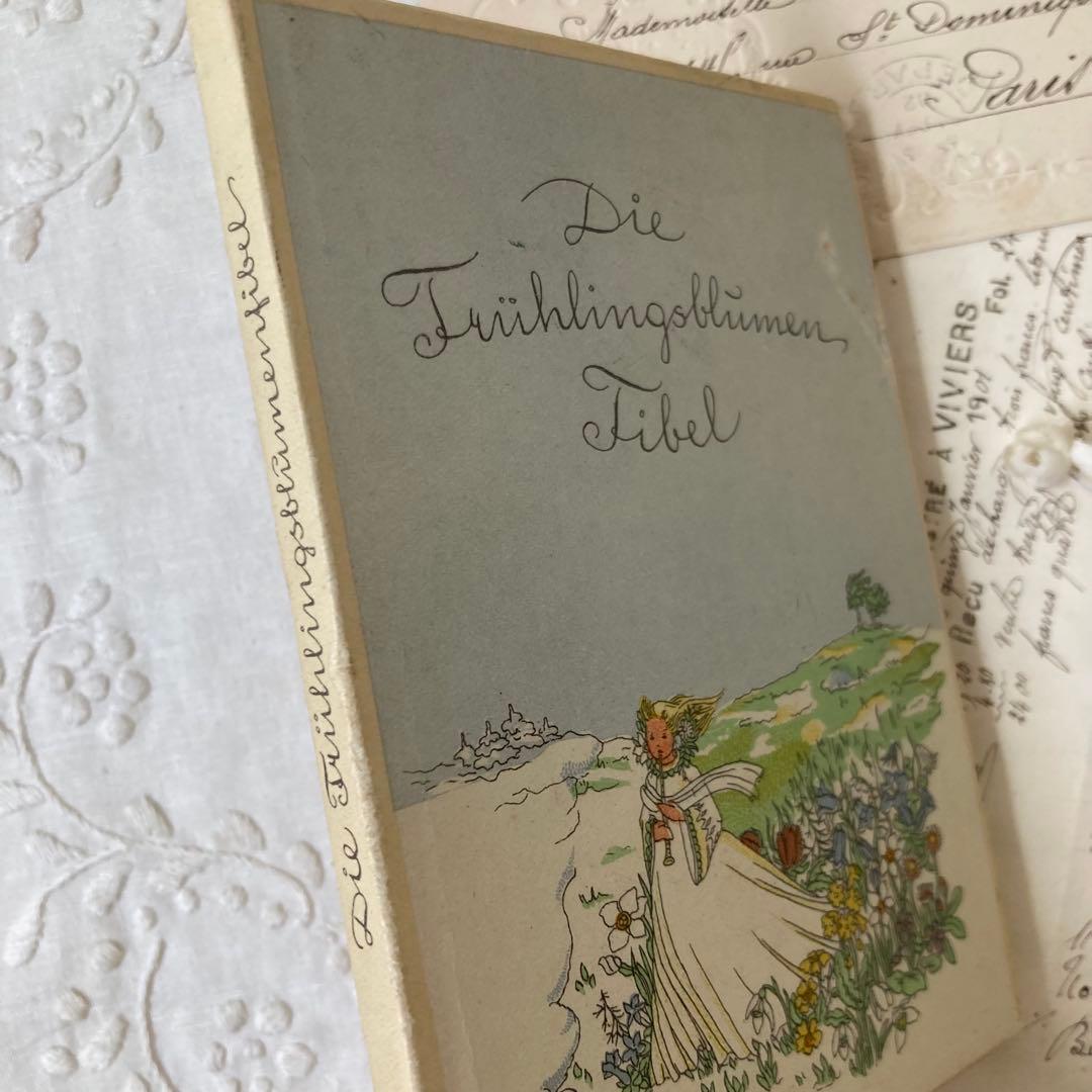 L882洋書古書1947年発行儚げな雰囲気がとても素敵なドイツのアンティーク絵本