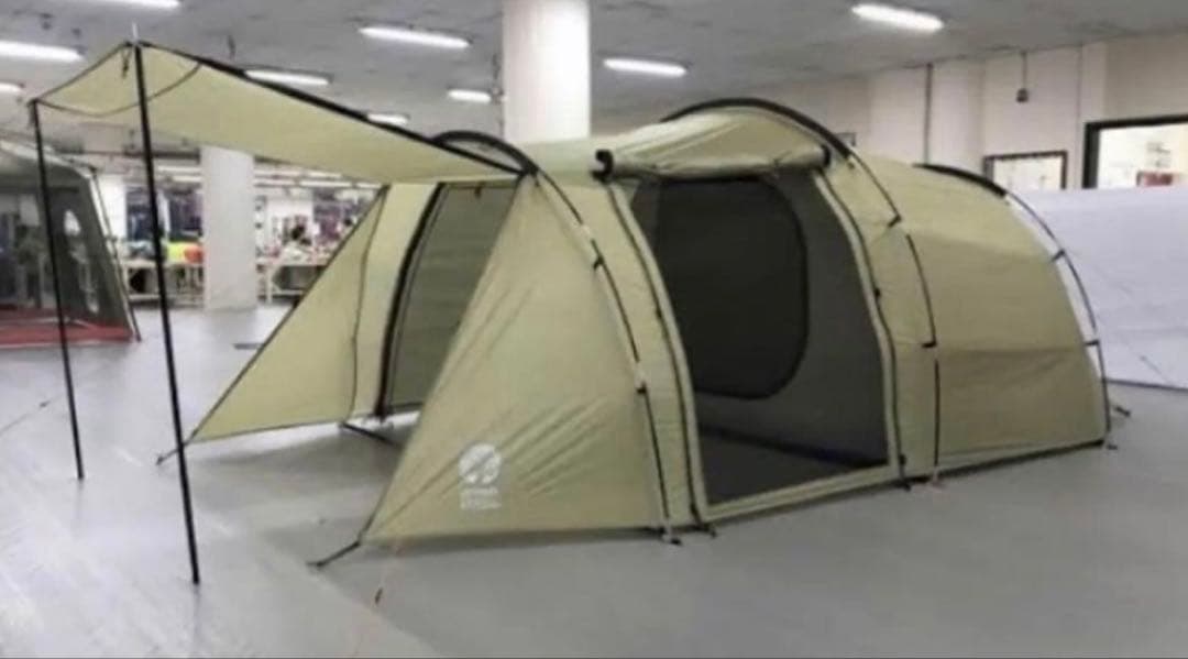 新品　グリーンステージ　2ルームトンネルテント　キャリーバッグ付属　4〜5人用