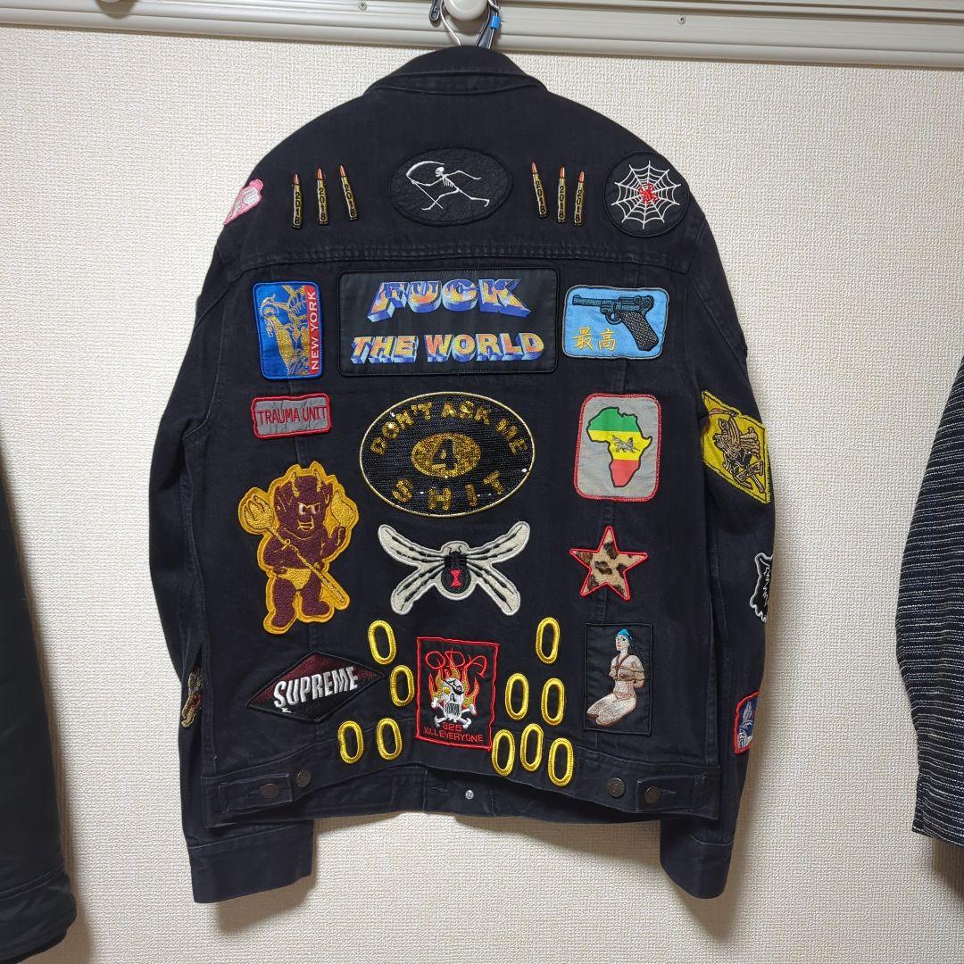 Supreme ブラック デニムジャケット Mサイズ