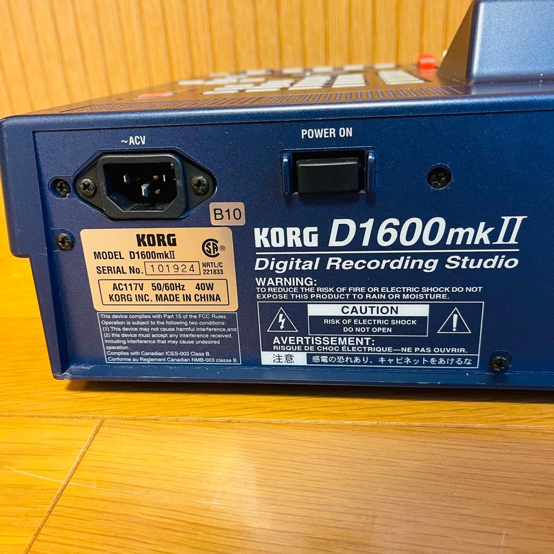 【希少・取説付】コルグ デジタルレコーディング D1600mkII ジャンク扱い