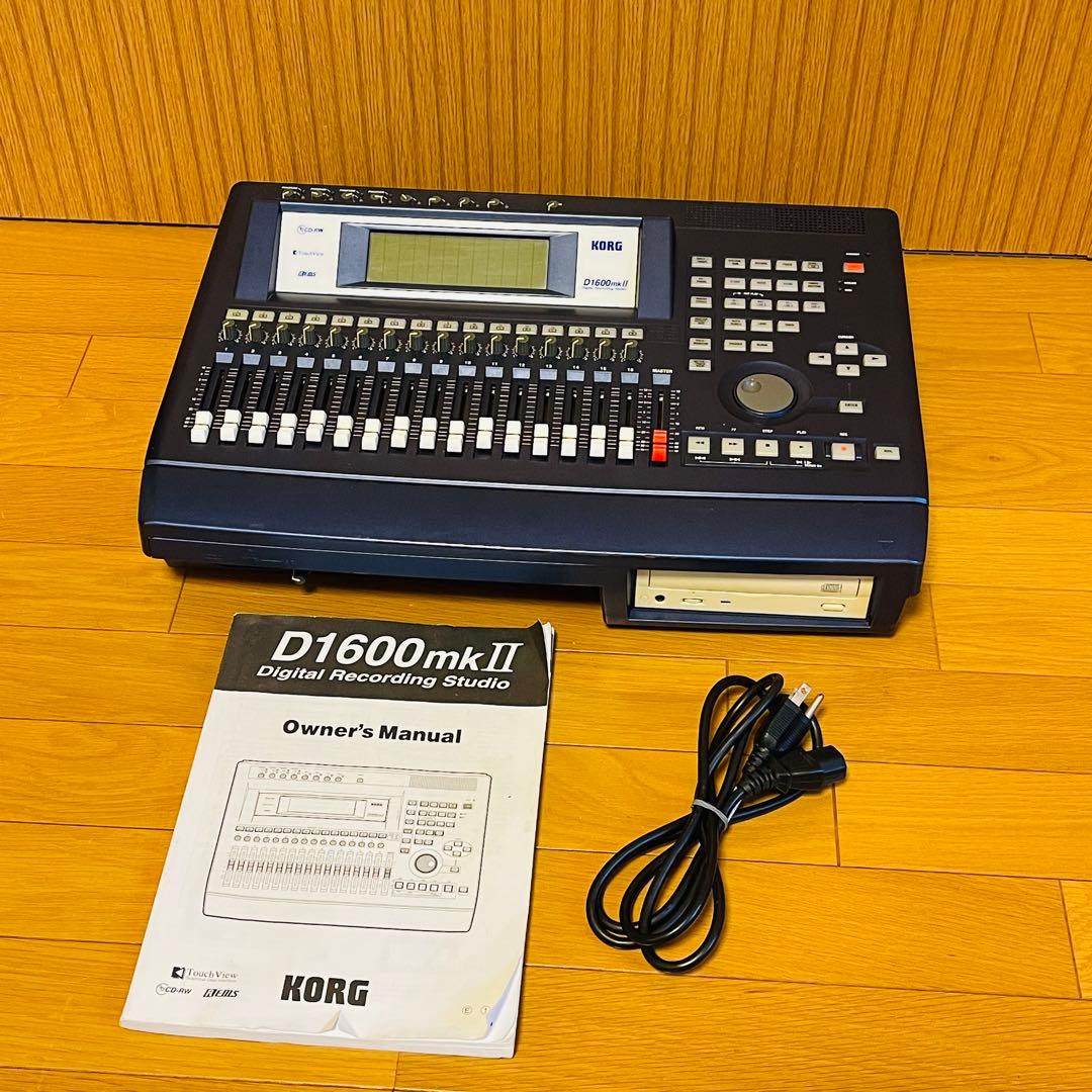 【希少・取説付】コルグ デジタルレコーディング D1600mkII ジャンク扱い