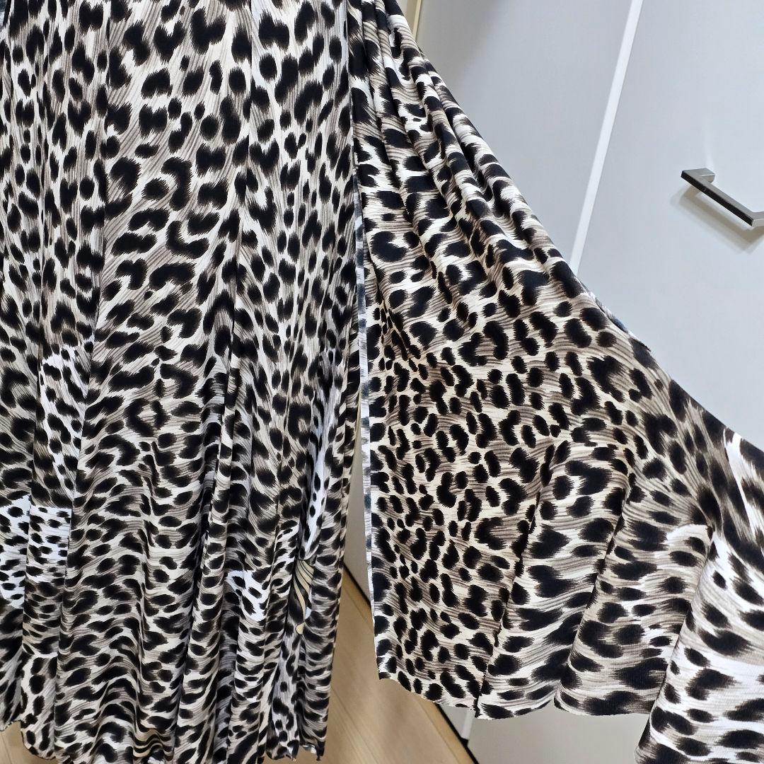 社交ダンス ヒョウ柄 セットアップ モダン＆ラテン兼用 2WAY衣装