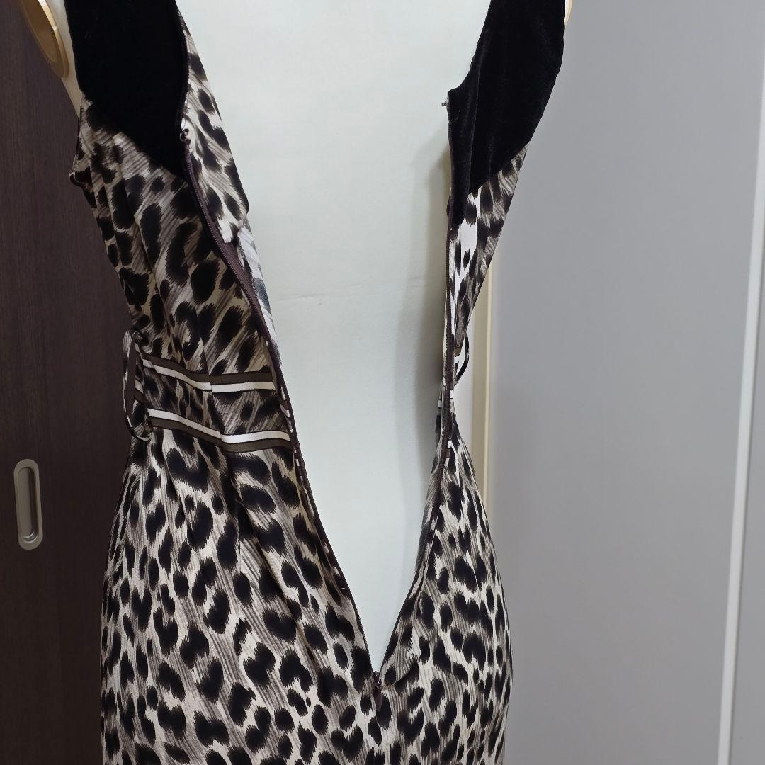 社交ダンス ヒョウ柄 セットアップ モダン＆ラテン兼用 2WAY衣装