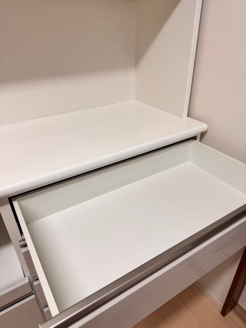 3/15日まで 食器棚 キッチンボード 120 ホワイト【直接取引可／新座市】