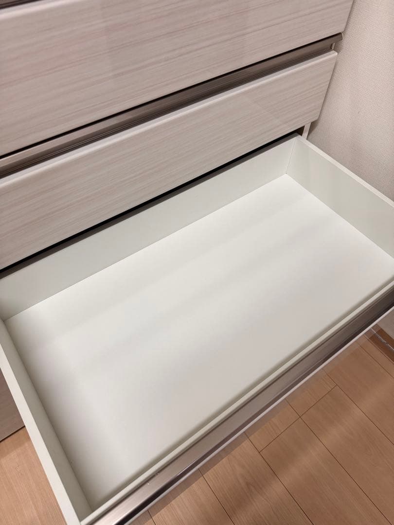 3/15日まで 食器棚 キッチンボード 120 ホワイト【直接取引可／新座市】