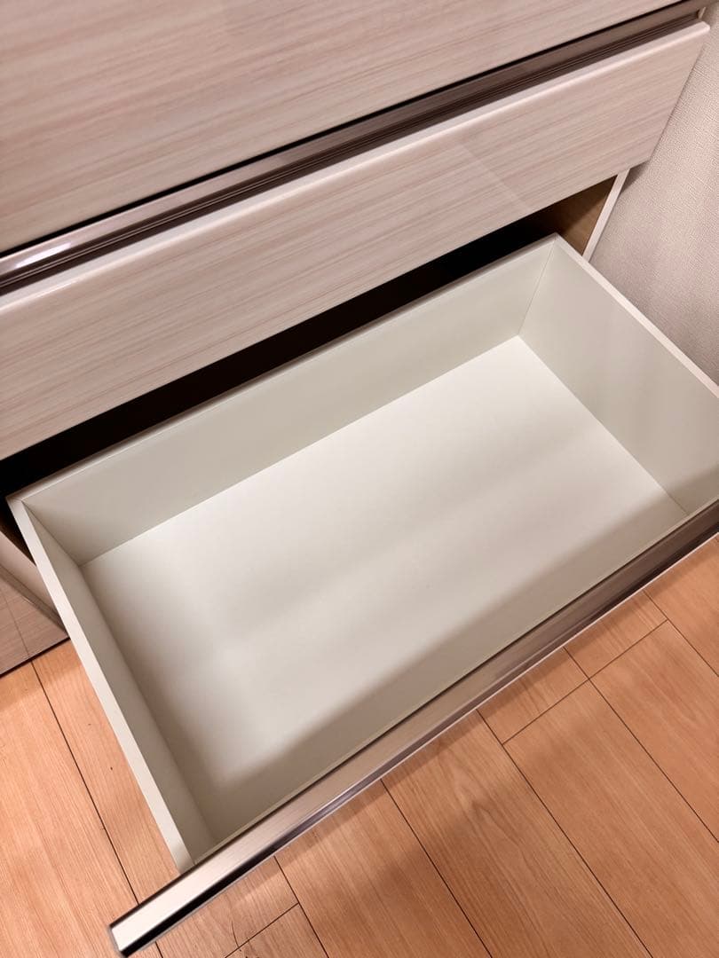 3/15日まで 食器棚 キッチンボード 120 ホワイト【直接取引可／新座市】