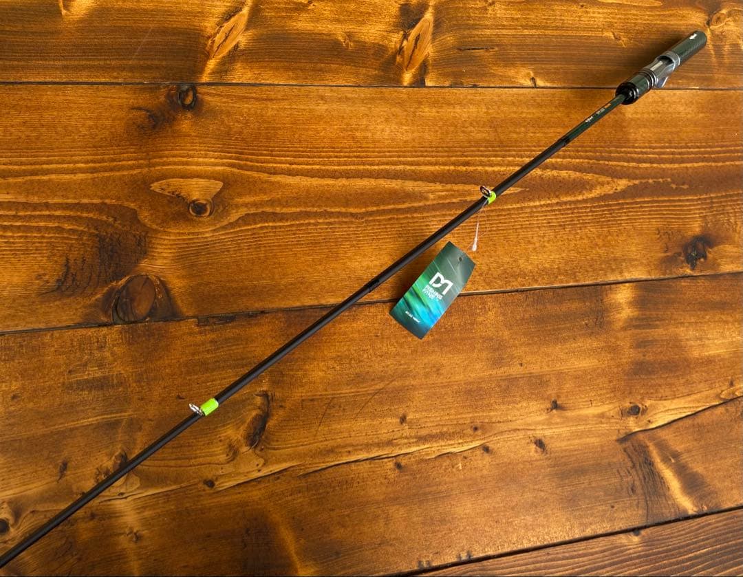 超コンパクト　トラウトロッド　5ft ベイトロッド グリーン　渓流釣り　テレスコ