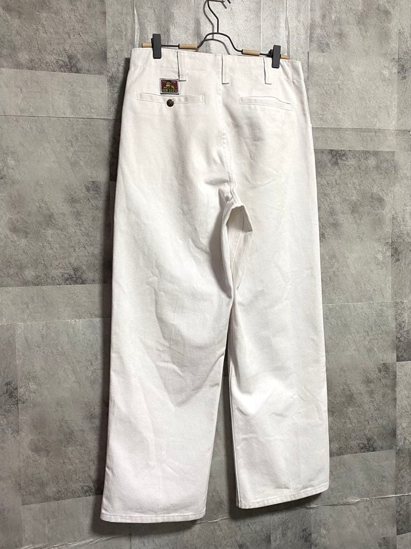 00s〜 BEN DAVIS ベンデイビス フリスコパンツ ホワイト 雰囲気抜群