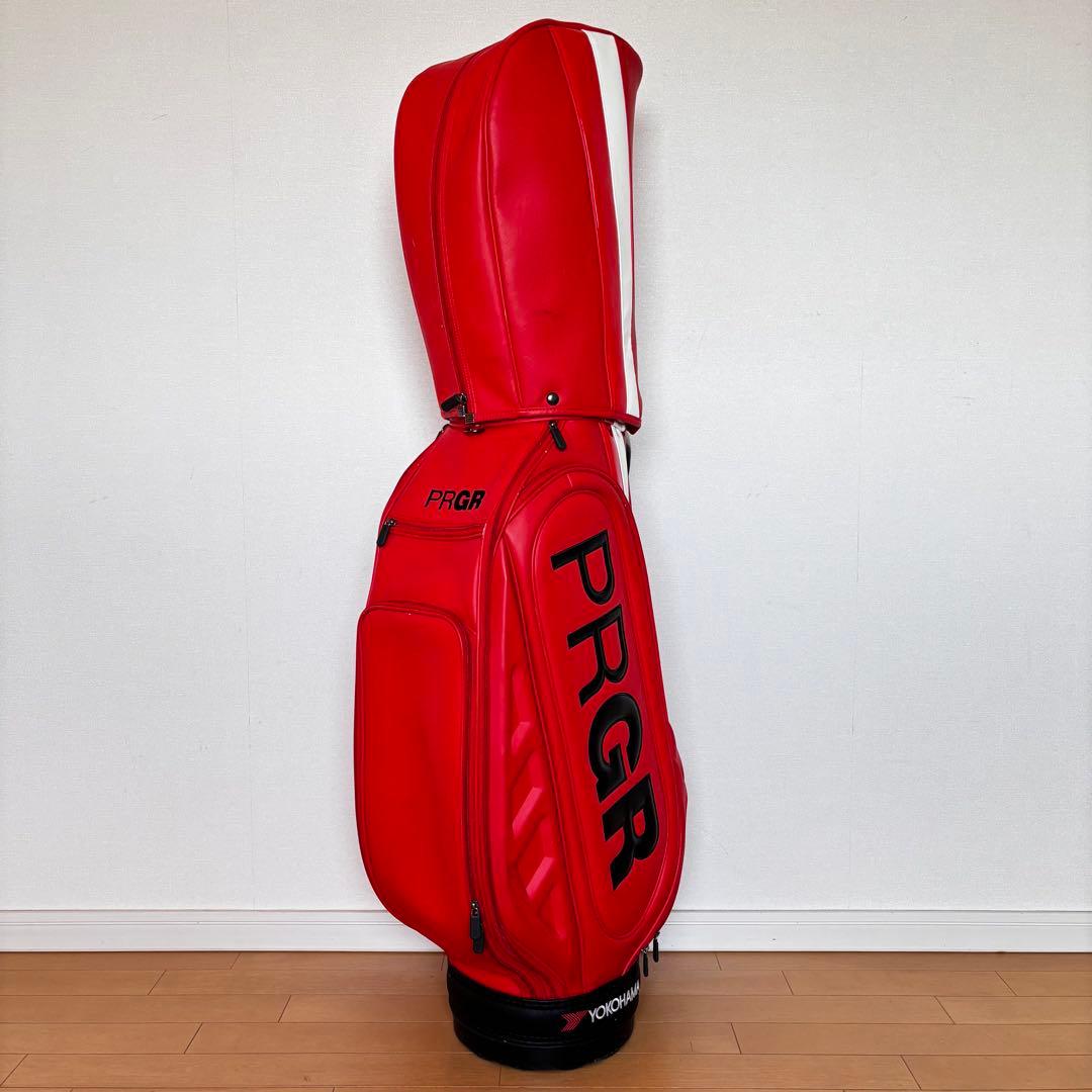 初心者向けゴルフクラブセットPRGRプロギアEGGオレンジレッドキャディバック