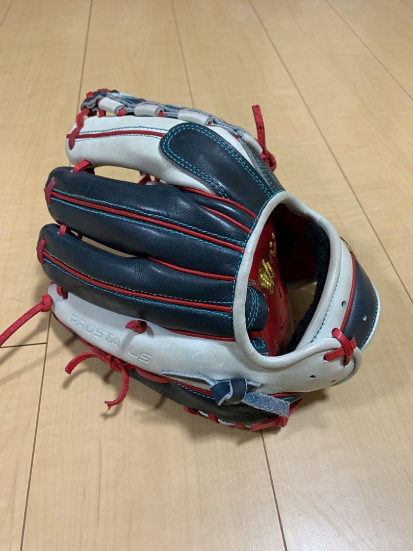 ZETT プロステイタス オーダー 軟式 内野手用 グローブ 源田モデル