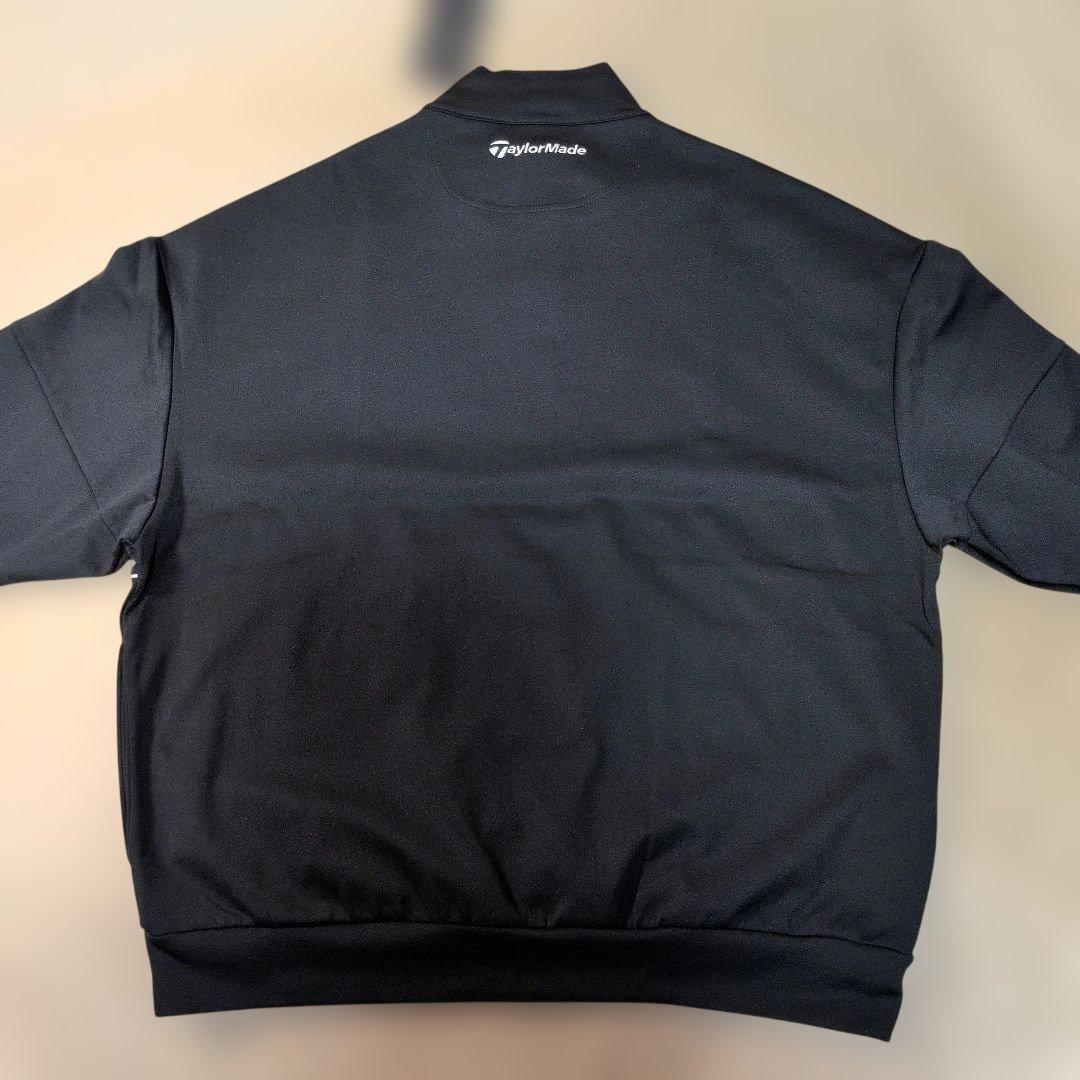 テーラーメイド:メンズ:Lサイズ:ハーフジップ　ジャケット:黒