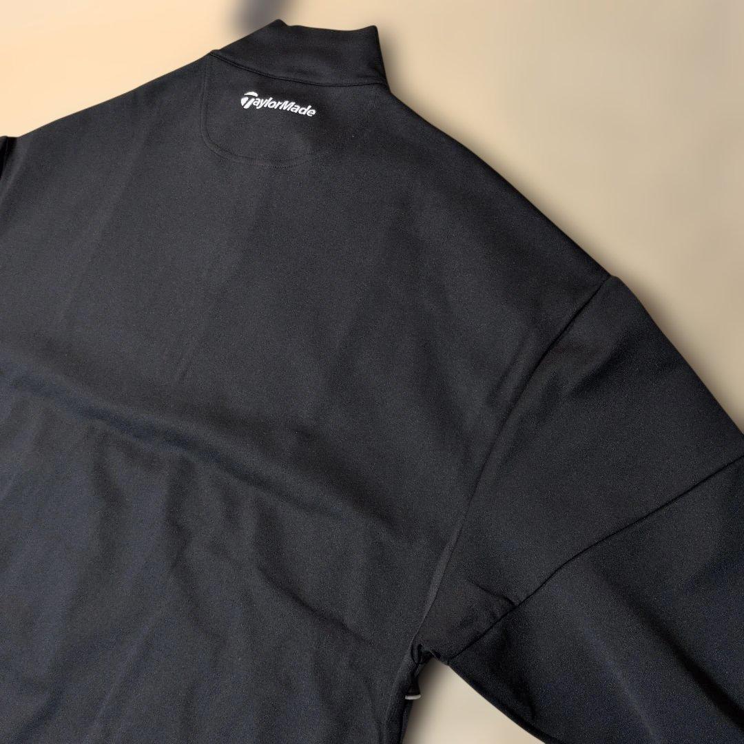 テーラーメイド:メンズ:Lサイズ:ハーフジップ　ジャケット:黒