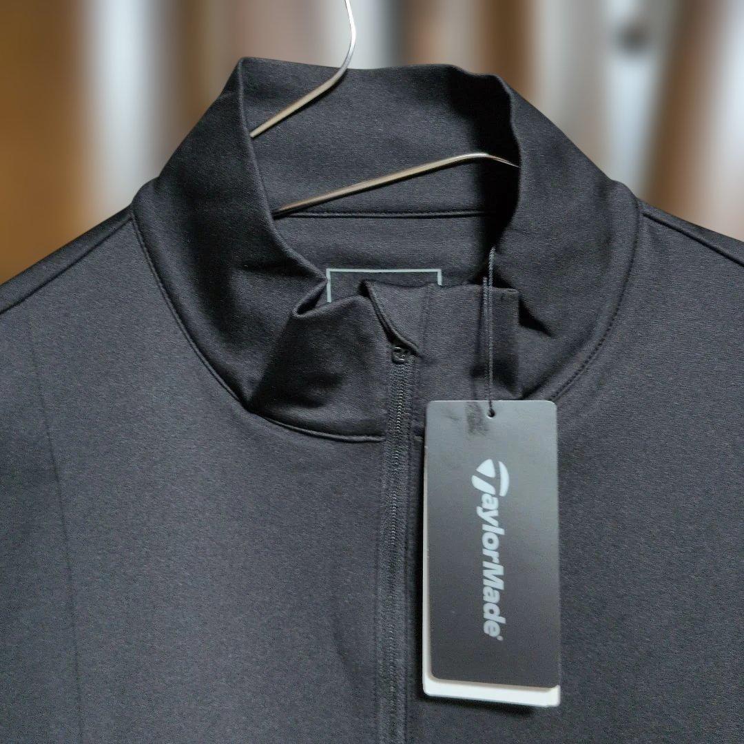 テーラーメイド:メンズ:Lサイズ:ハーフジップ　ジャケット:黒