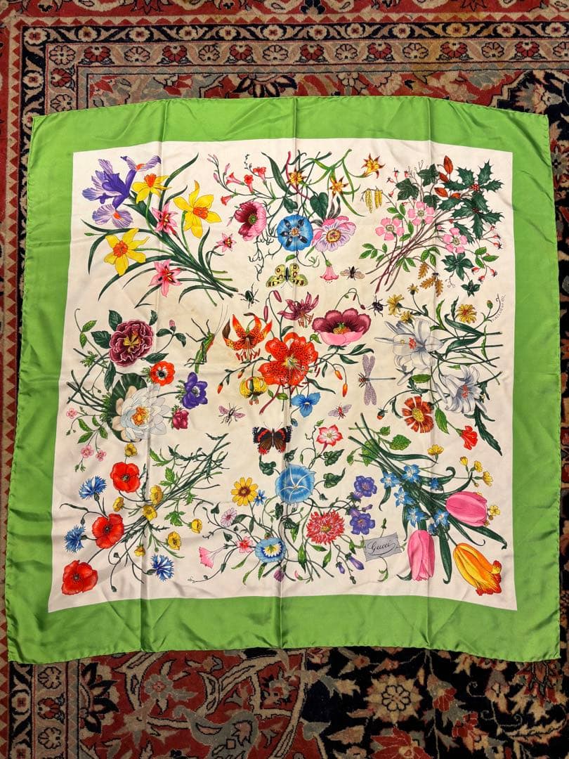 GUCCI オールドグッチ　スカーフ　ヴィンテージ品　激レア　希少