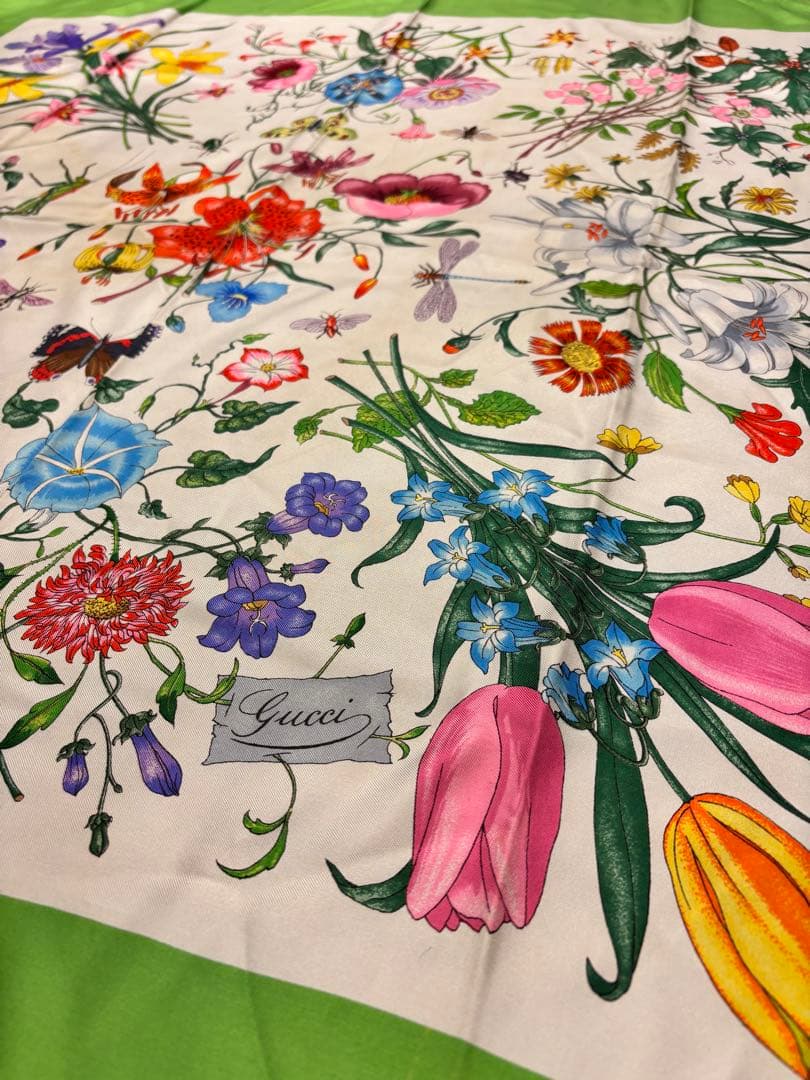 GUCCI オールドグッチ　スカーフ　ヴィンテージ品　激レア　希少
