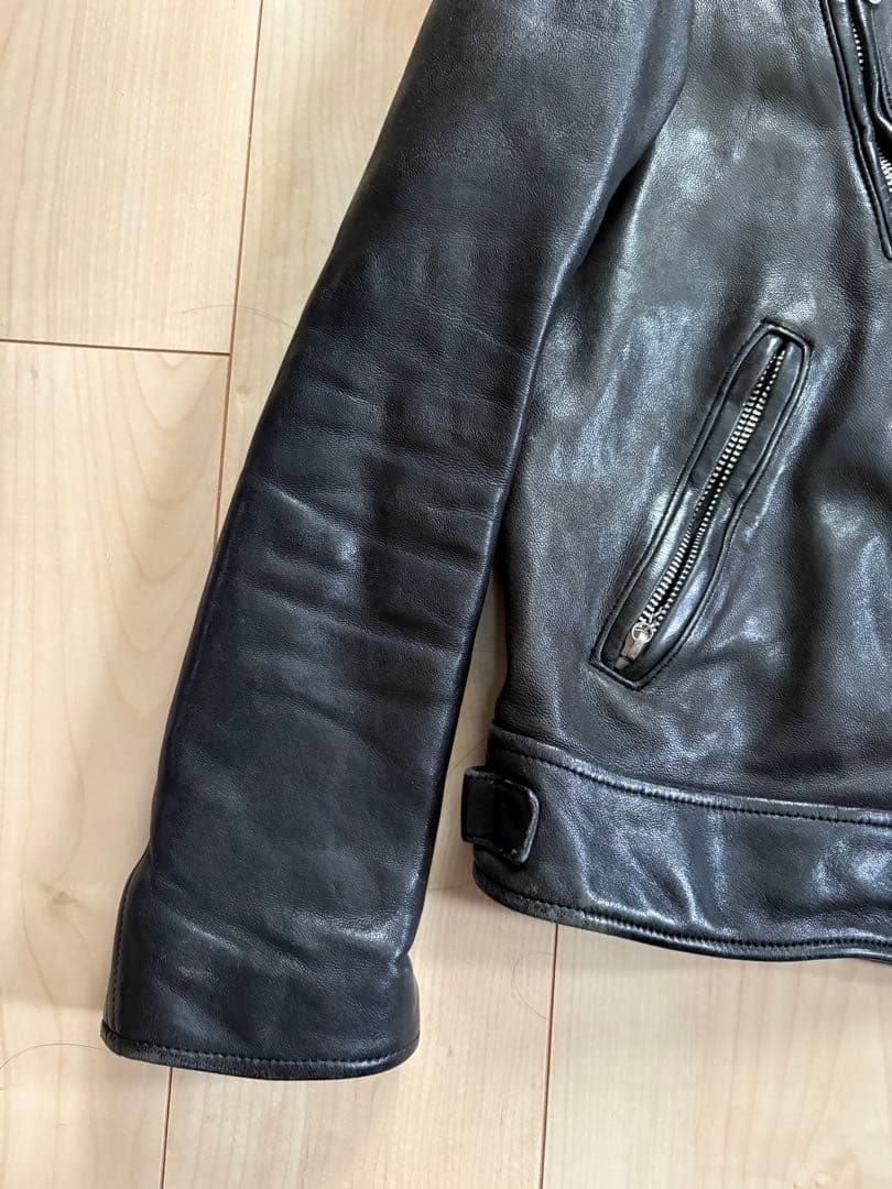 Schott 3171060 セミダブル ライダース 羊革 ラムレザー L 美品