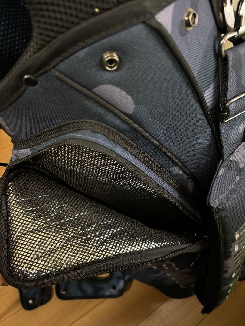 BEAMS GOLF ビームスゴルフ ブルーグレーカモ キャディバック 美品