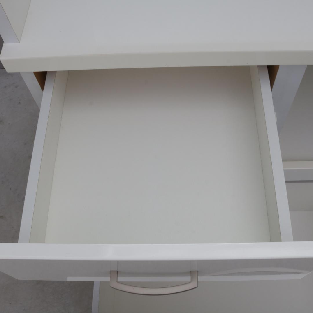 ニトリ 食器棚 コパン キッチンボード COPAIN 80KB ホワイト 白