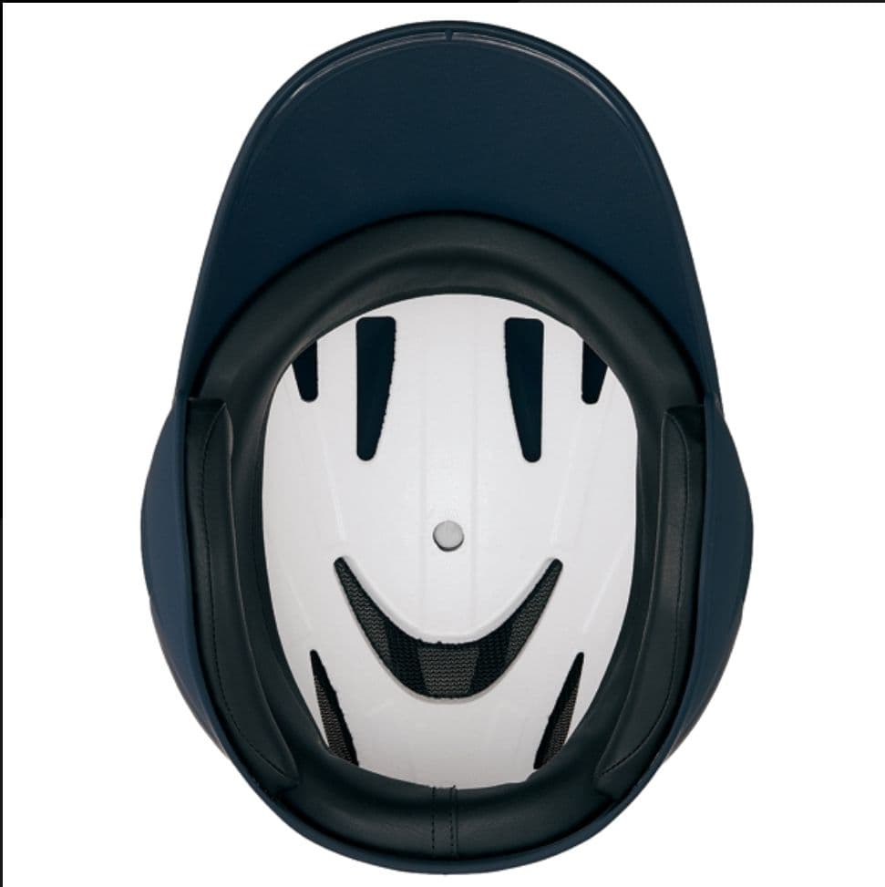 【新品】軟式用ヘルメット／ZETT／ネイビー／つや消し／サイズL