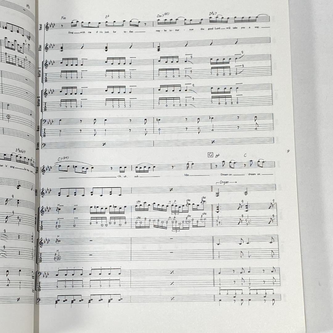 バンドスコア ベストオブエアロスミス　楽譜