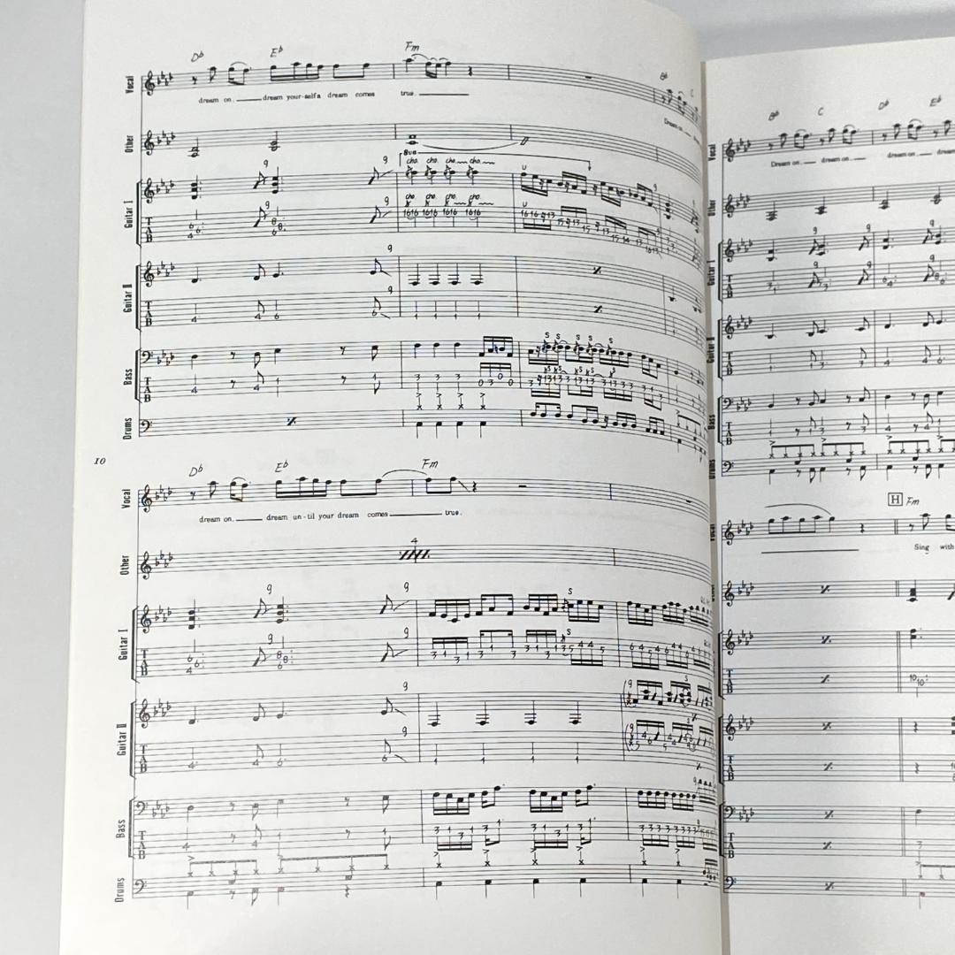 バンドスコア ベストオブエアロスミス　楽譜