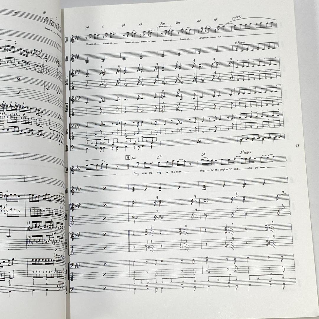 バンドスコア ベストオブエアロスミス　楽譜