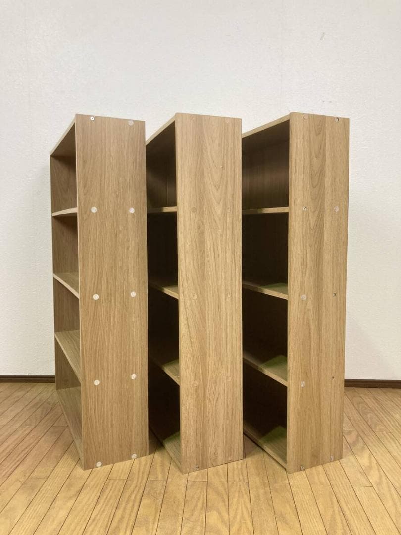 激安 3点セット 本棚 大容量 キャビネット CD DVD コミック本 書棚