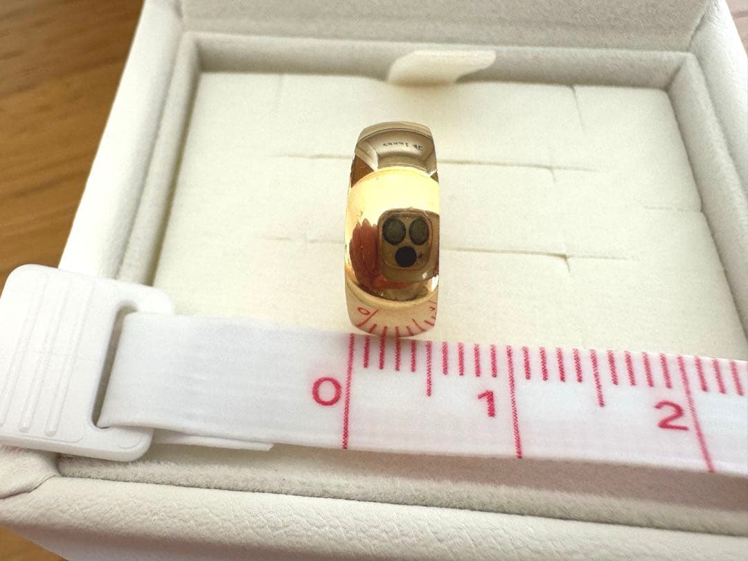 K18 ムーンピアス　フープピアス　月甲　5×13 片耳