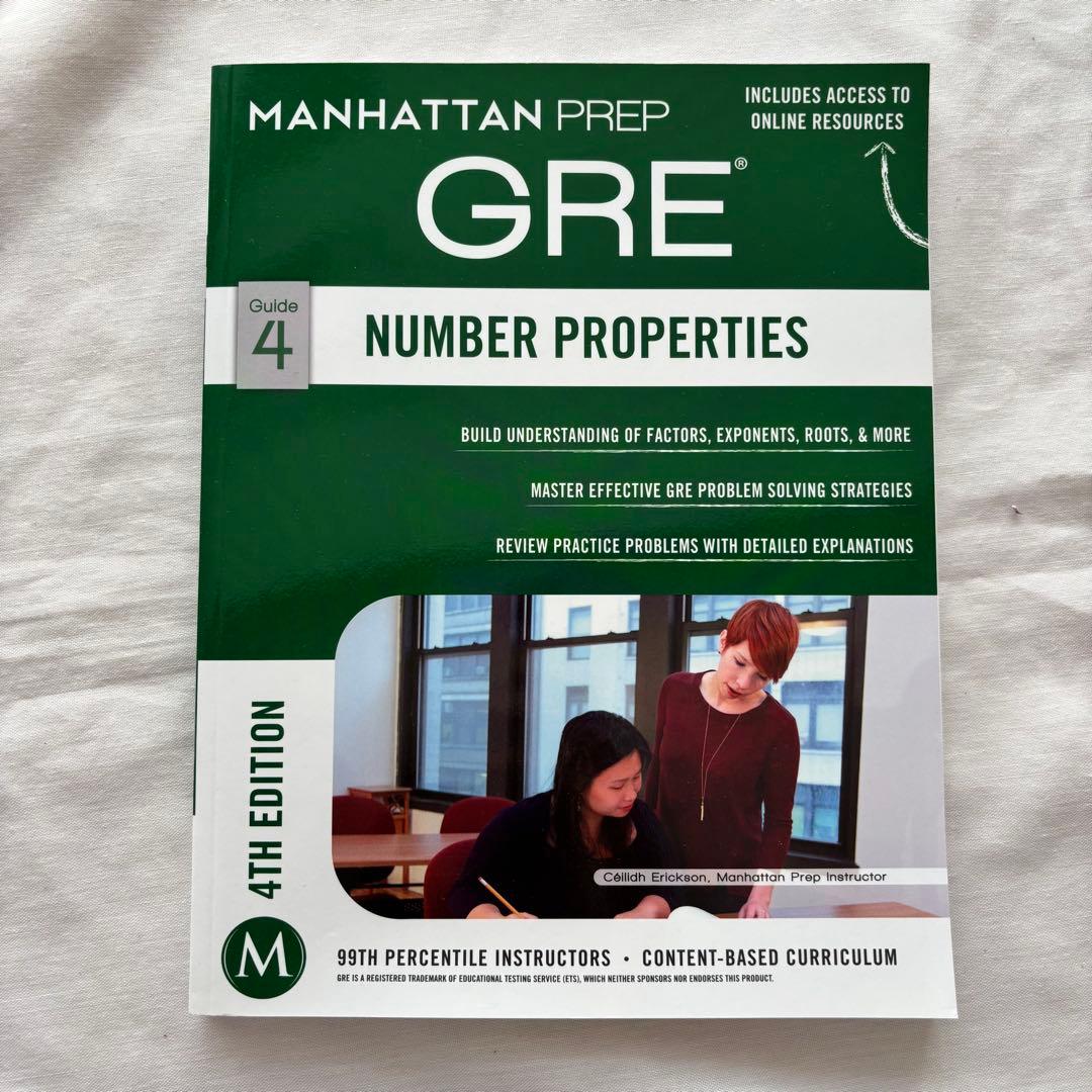 新品未使用 Manhattan Prep GRE Math 5冊セット