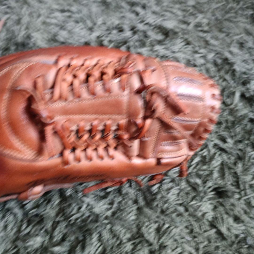 （手入れ加工済・ボール付）ミズノ軟式グローブ ナチュラル色（元西武・松坂モデル）